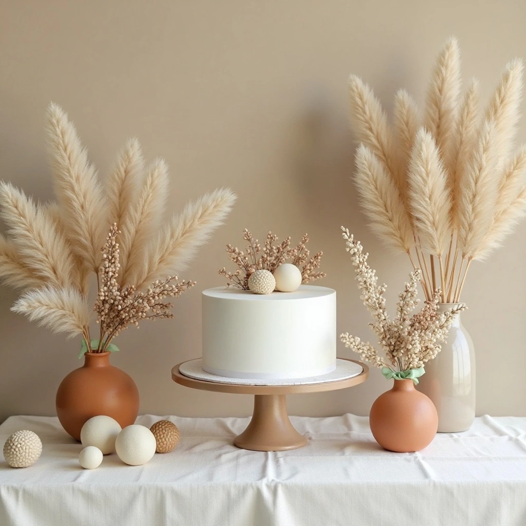 Dried Botanical & Neutral Tones Shower