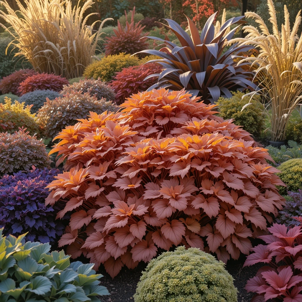Fall-Inspired Fiery Foliage Display