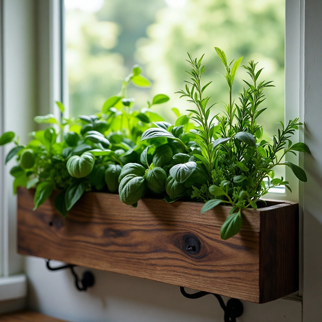 Herb Garden Window Box