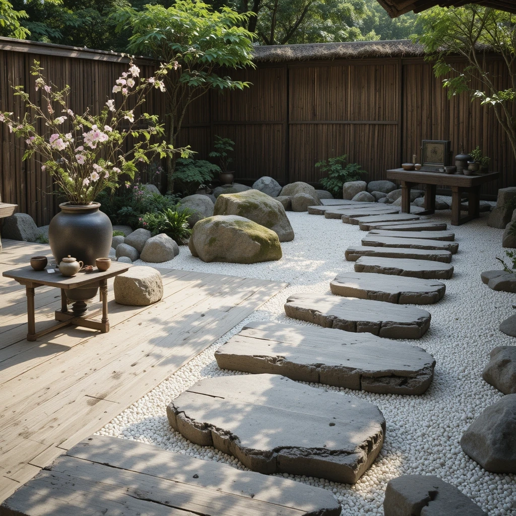Japanese Wabi-Sabi Patio