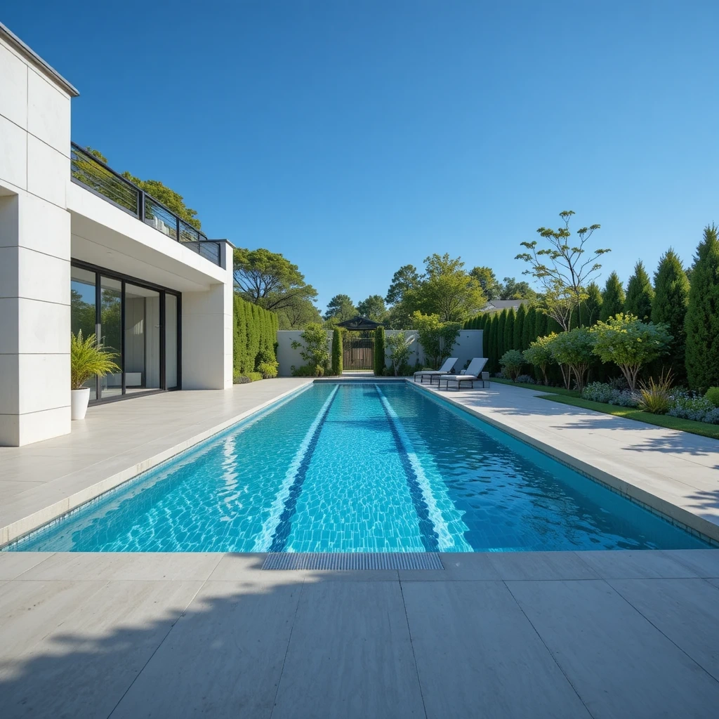 Lap Pool with Play Zone