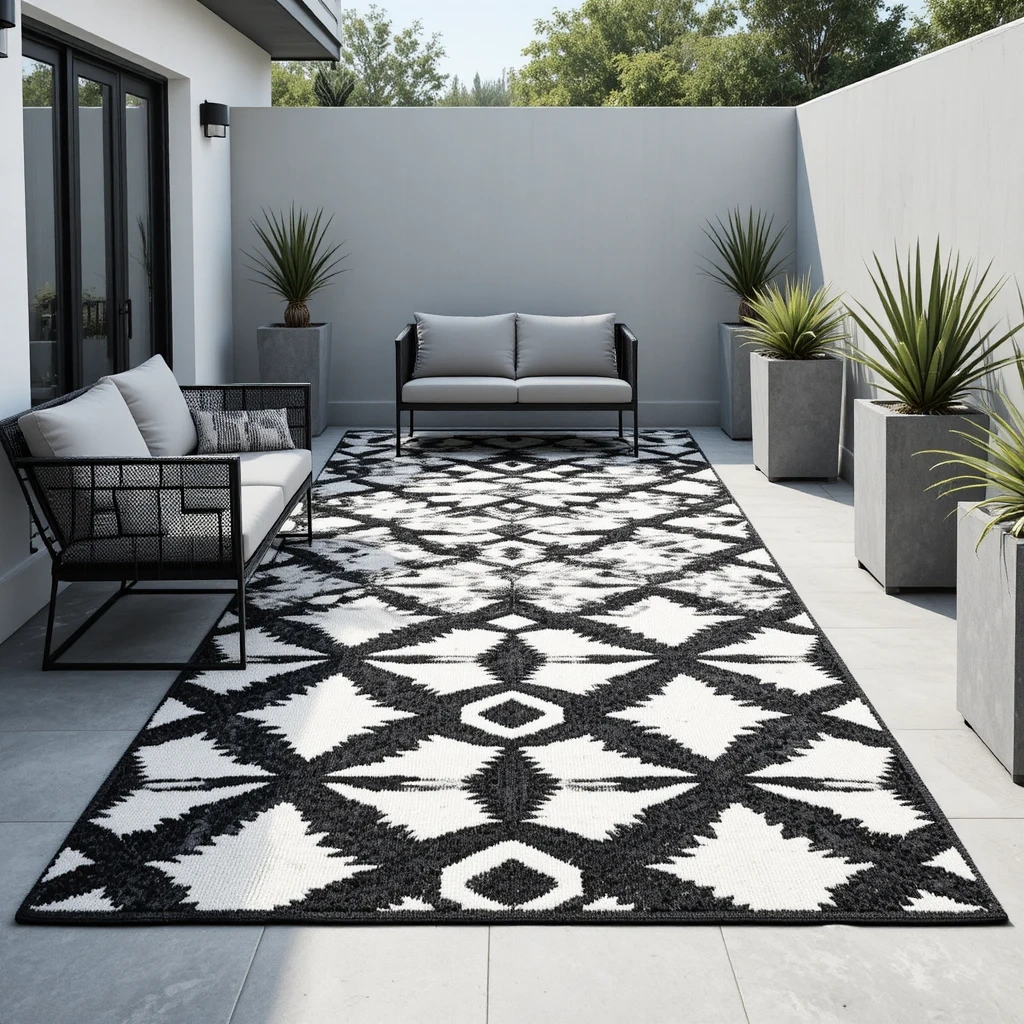 Modern Geometric Black & White