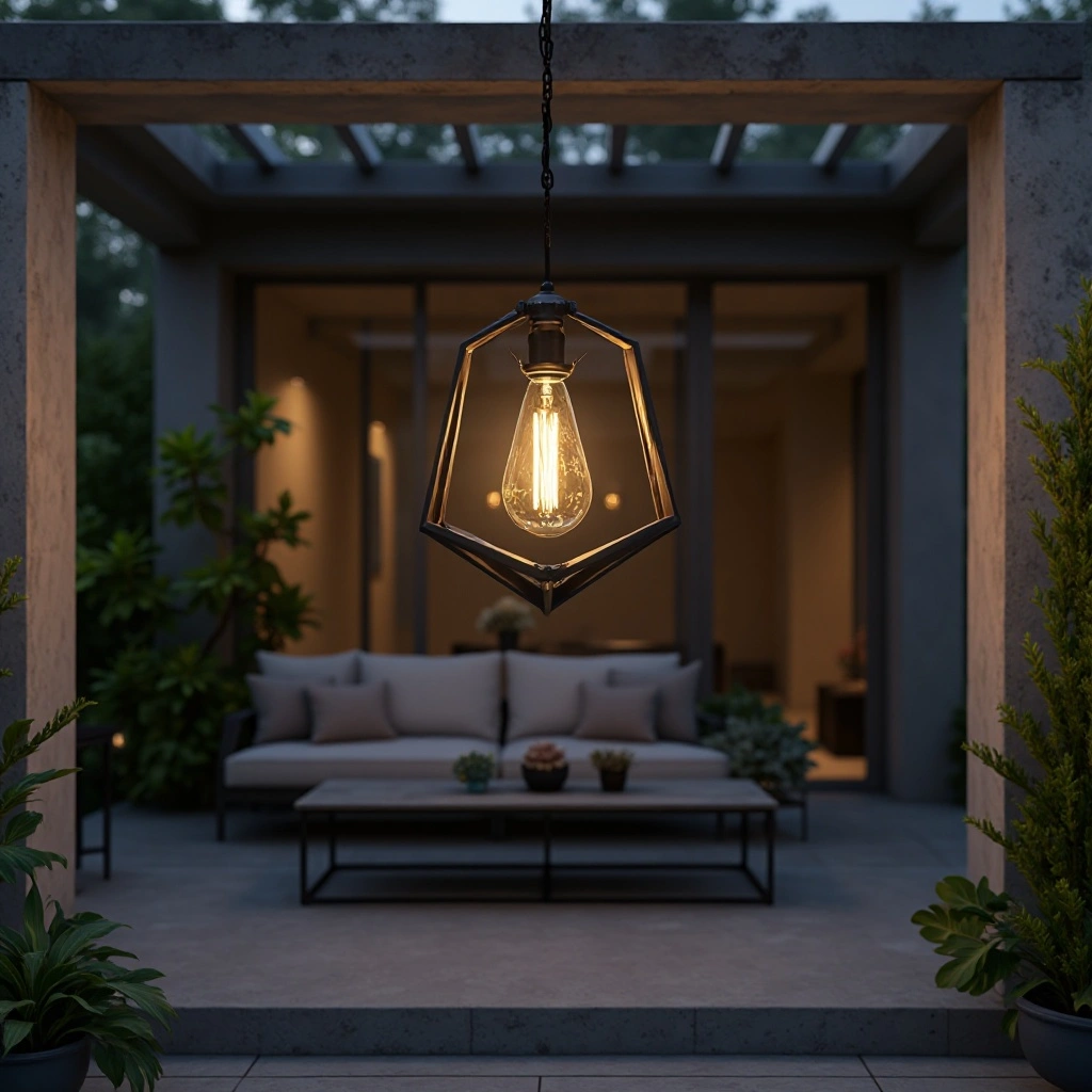 Modern Geometric Chandelier