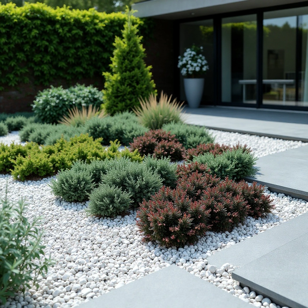 Modern Minimalist Grid Planting