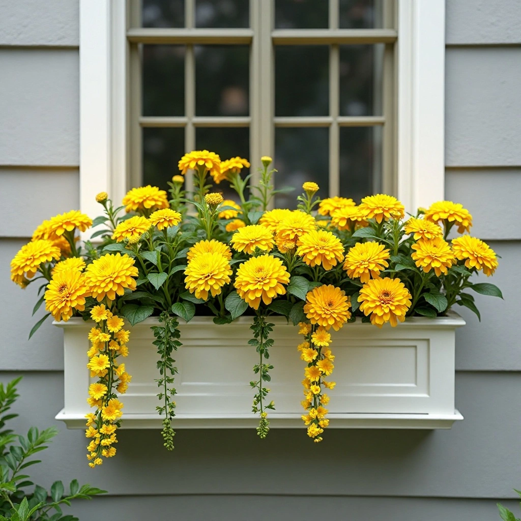 Monochromatic Yellow Sunshine Box