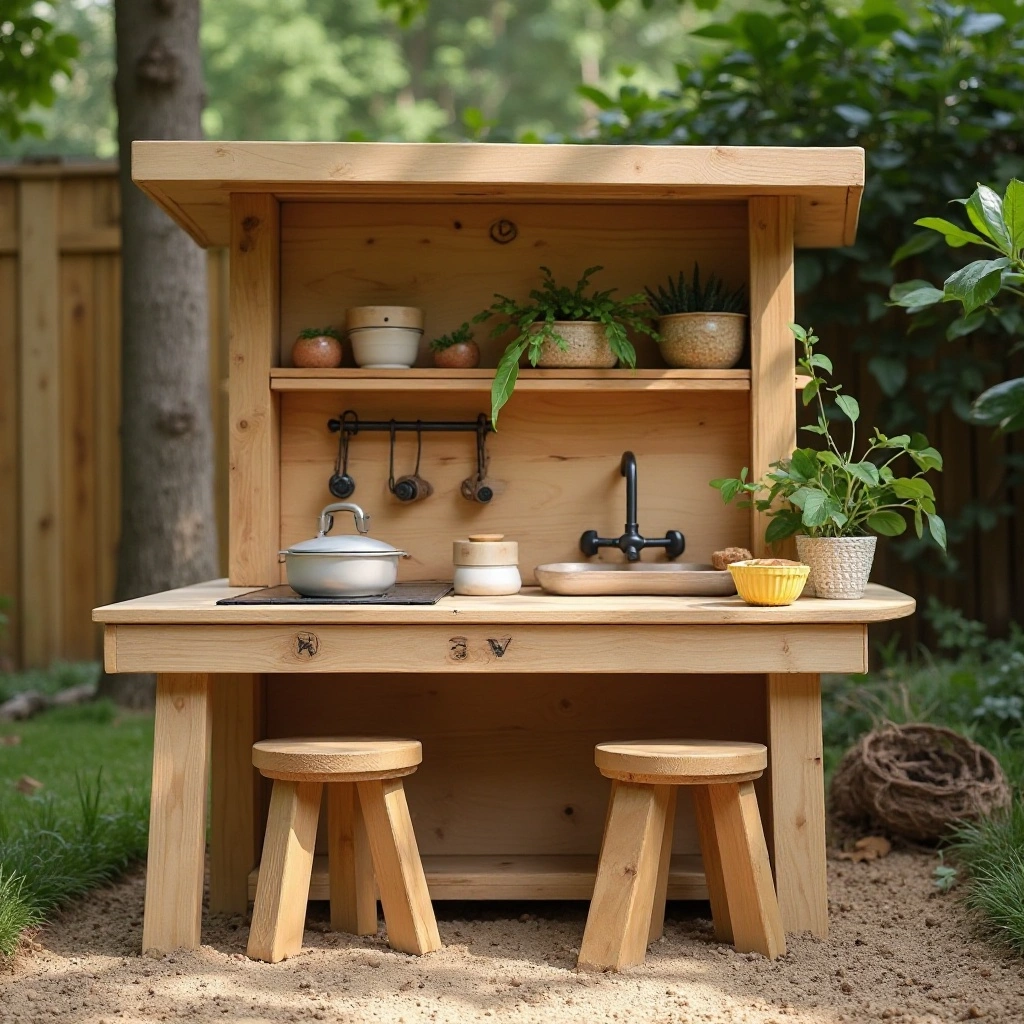 Montessori-Inspired Mud Kitchen