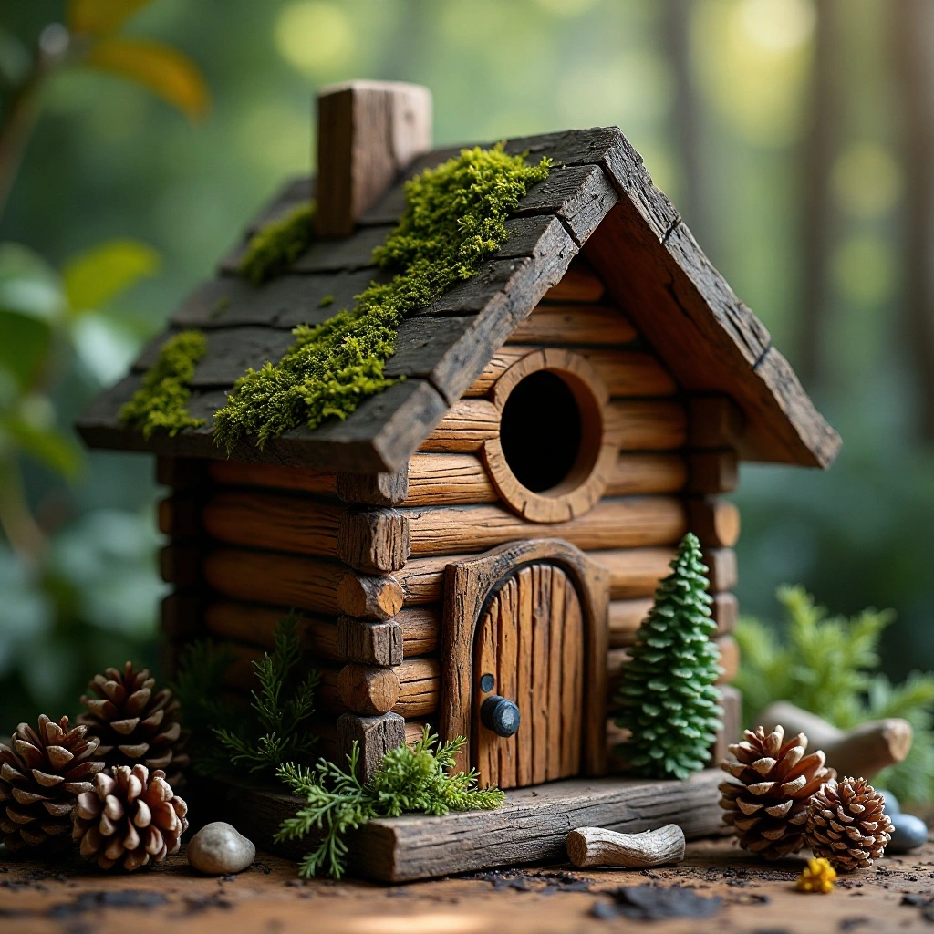 Mountain Cabin Log House