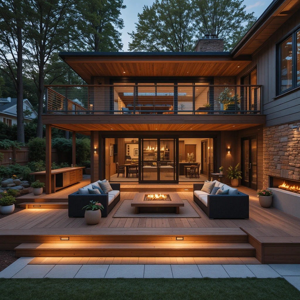 Multi-Level Deck Patio