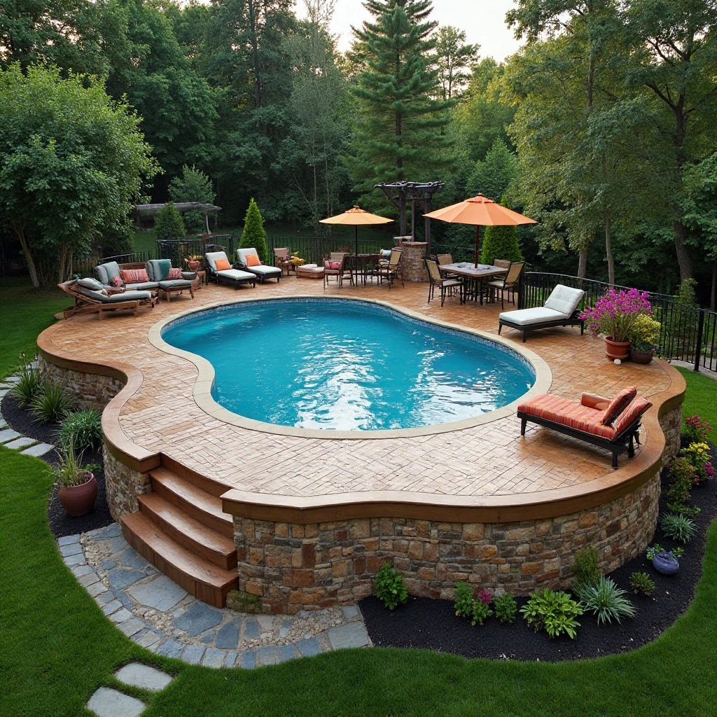 Multi-Level Entertainment Deck