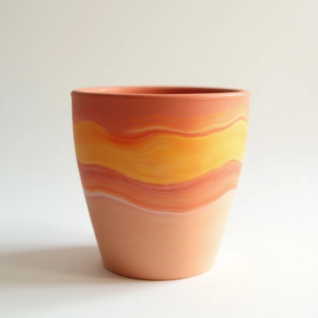 Ombre Sunset Gradient Pot