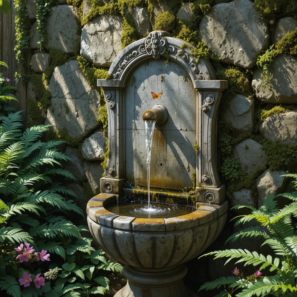 Outdoor Wall Fountain or Water Feature