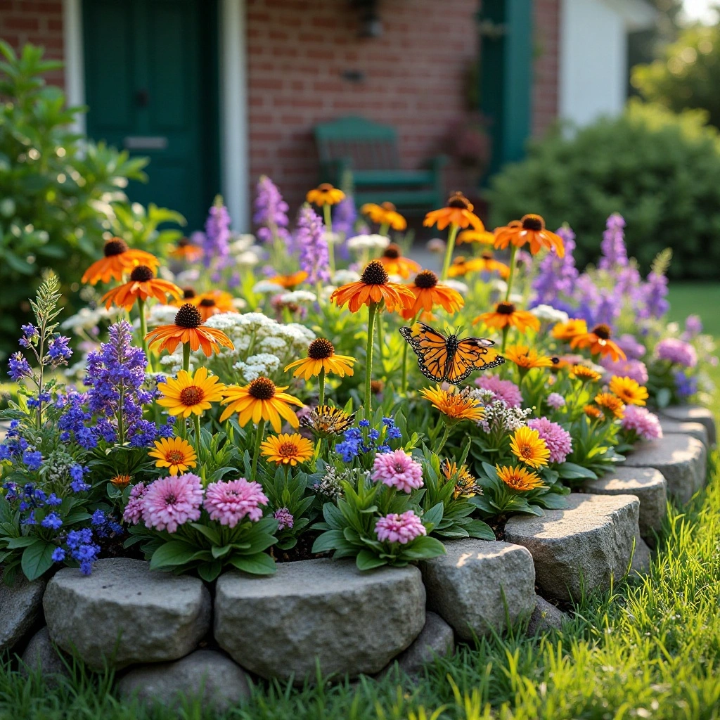 Pollinator Paradise Wildflower Bed