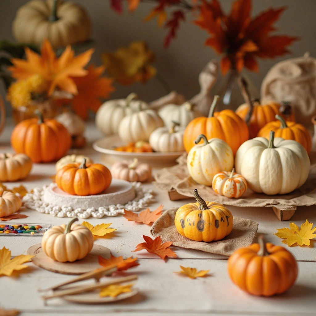 Pumpkin Carving Station Baby Shower