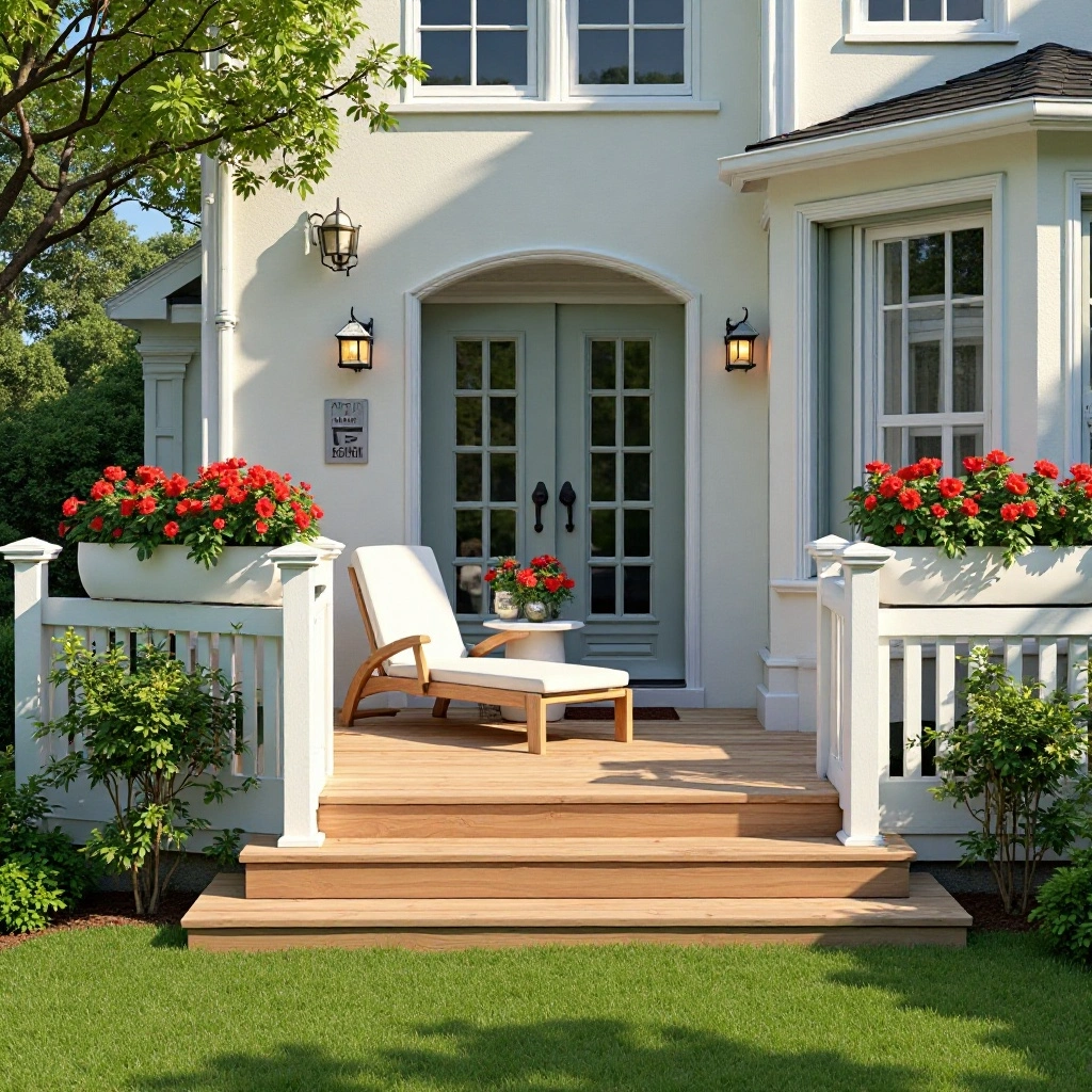 Raised Deck Platform Seating Area