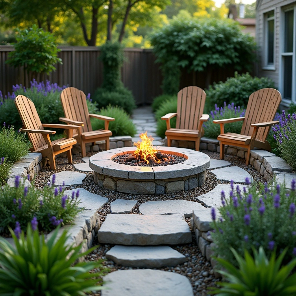 Raised Garden Bed Fire Pit Combo