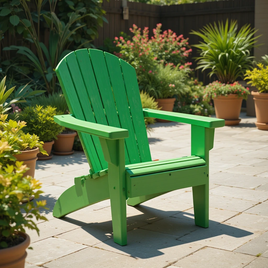 Recycled Plastic (HDPE) Adirondack Chair