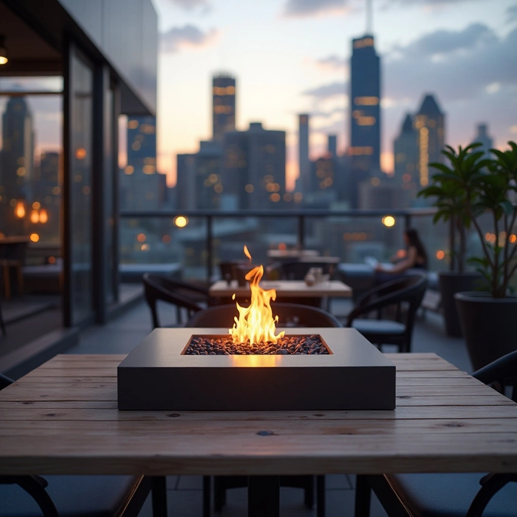 Rooftop or Small-Space Tabletop Fire Pit
