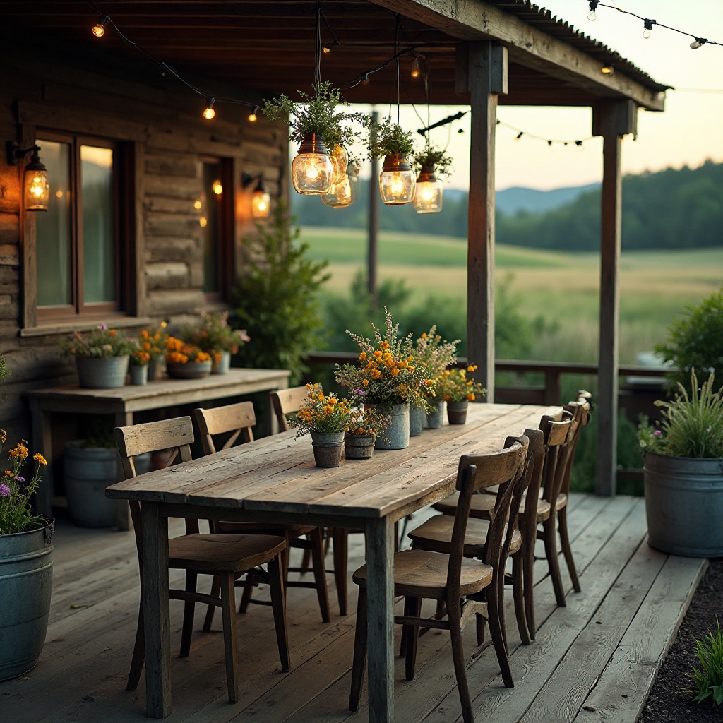Rustic Farmhouse Patio