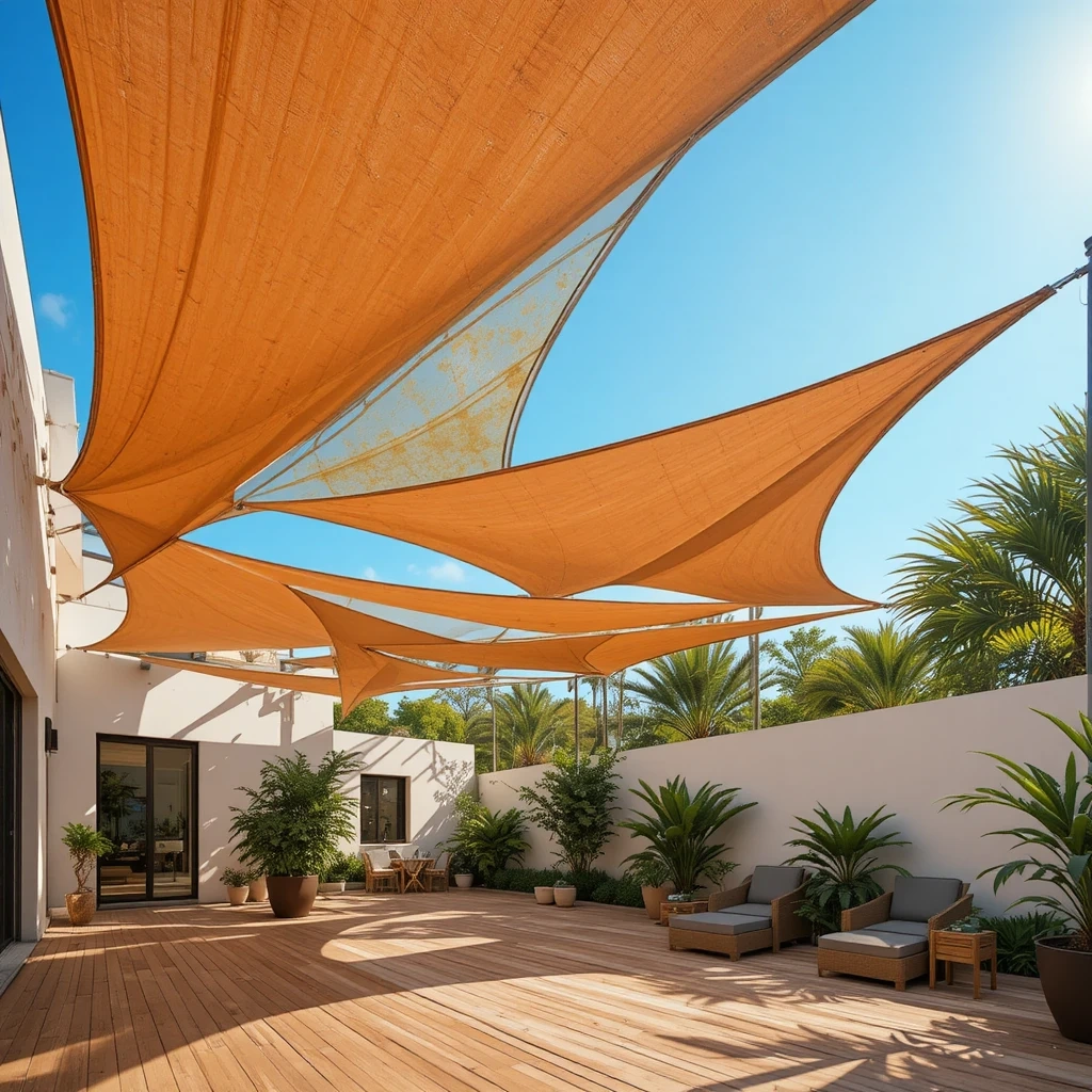 Sail Shade Canopy Patio