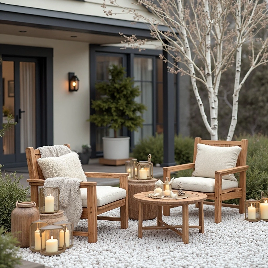 Scandinavian Hygge Outdoor Seating