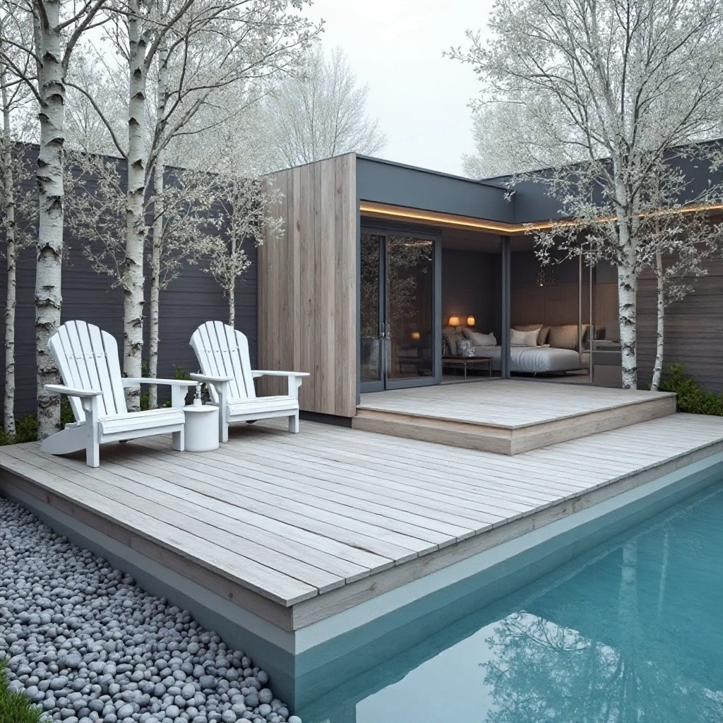 Scandinavian-Inspired Cedar Deck