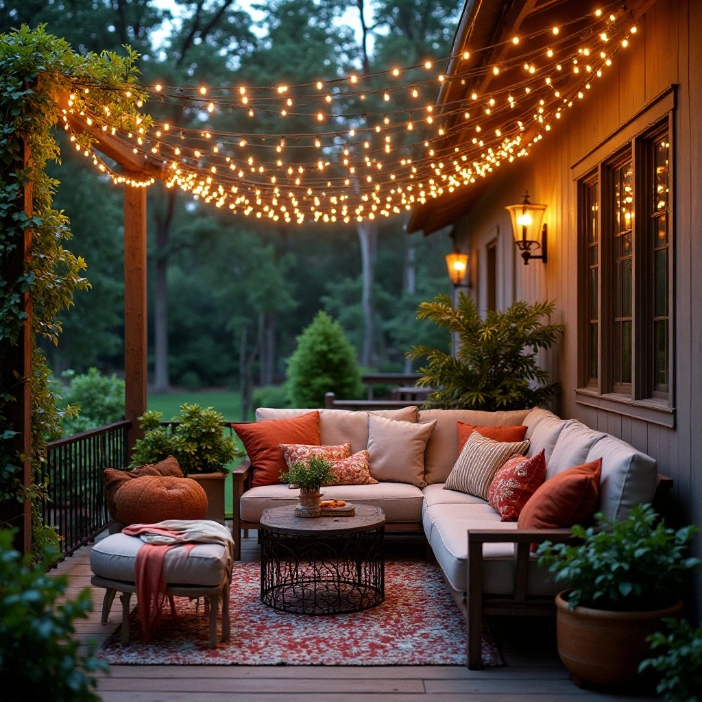 String Light Canopy