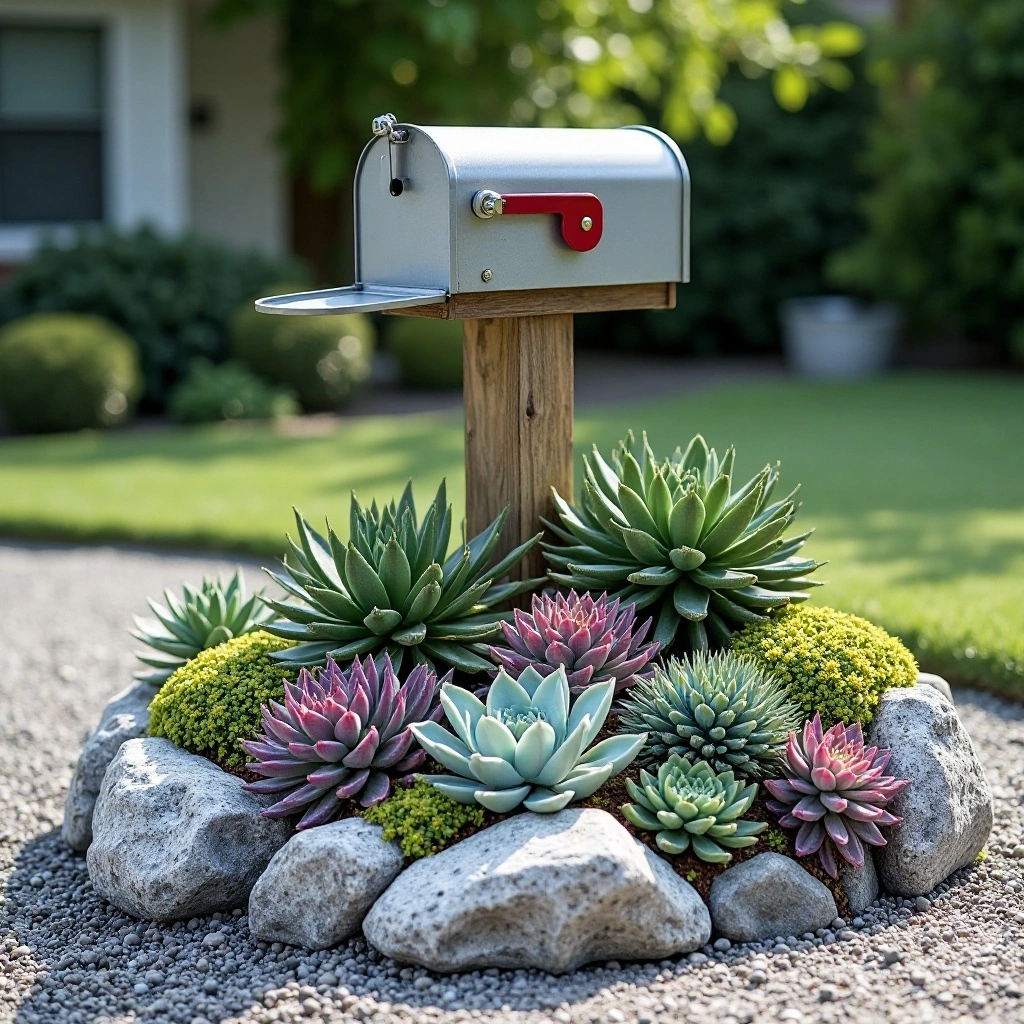 Succulent Rock Garden