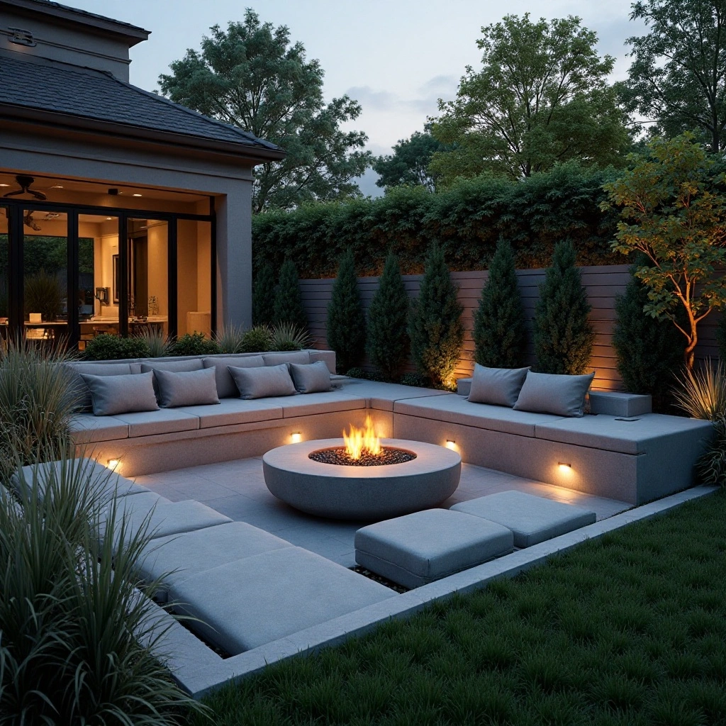 Sunken Seating Area