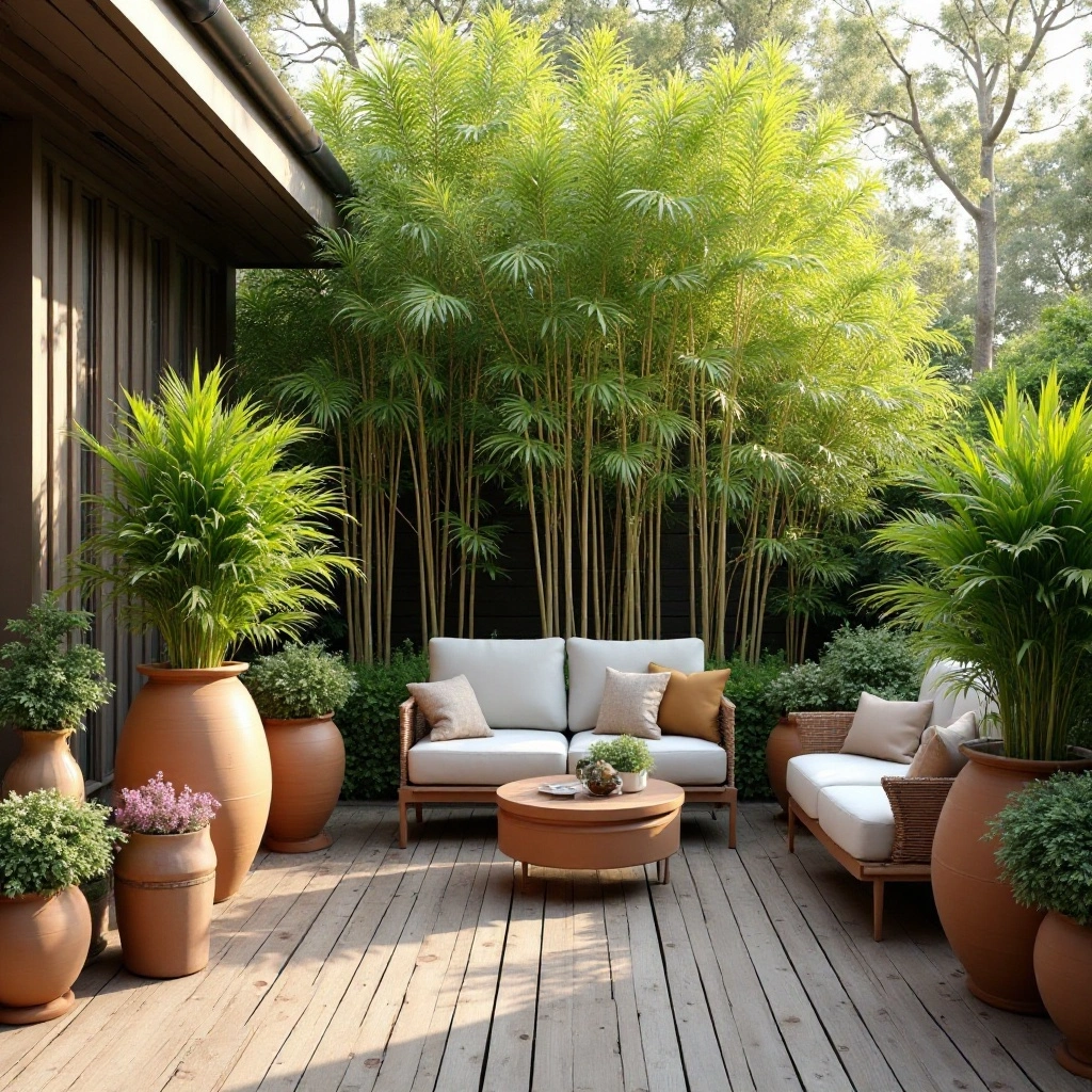 Tall Potted Plants & Privacy Hedges