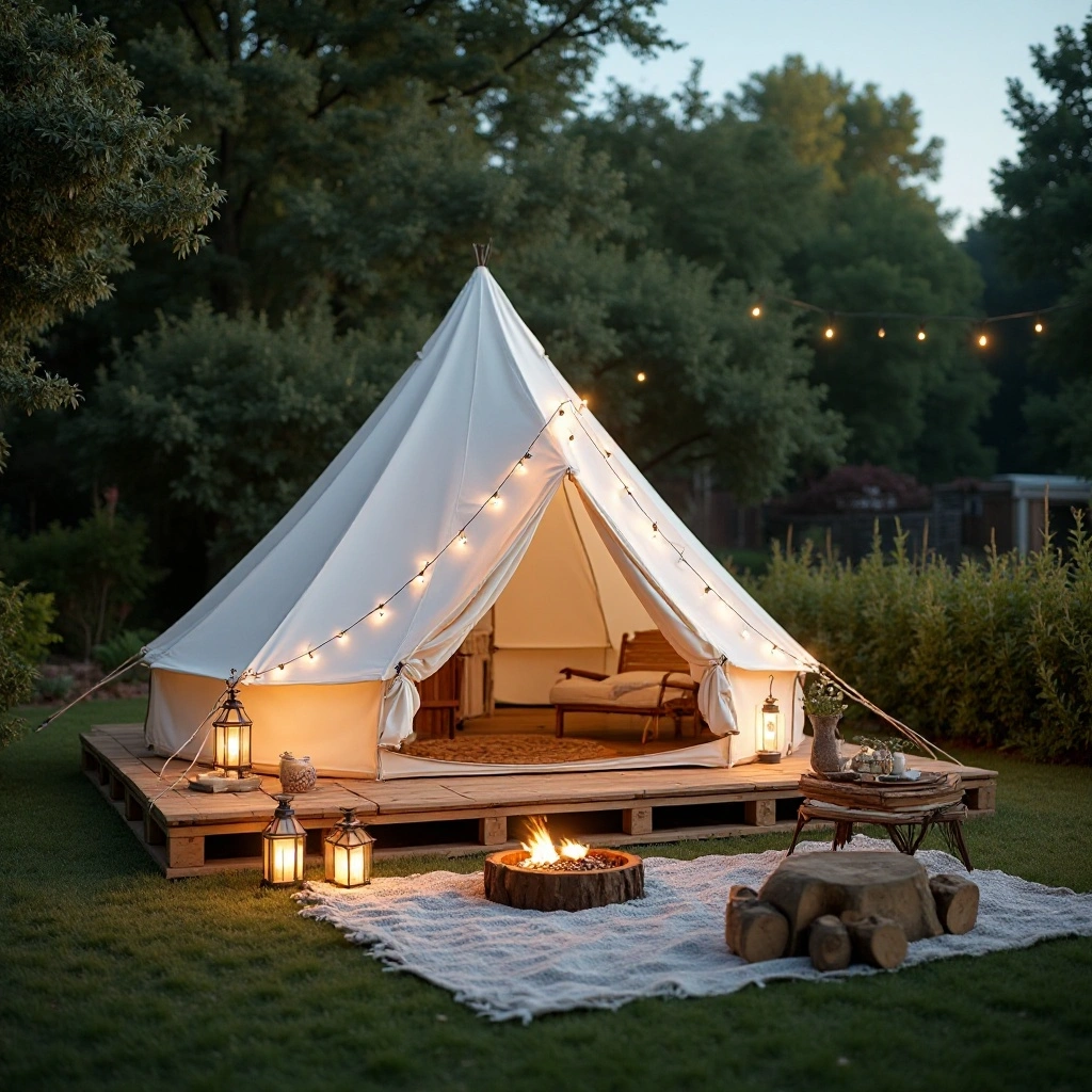 The Backyard Camping Deck