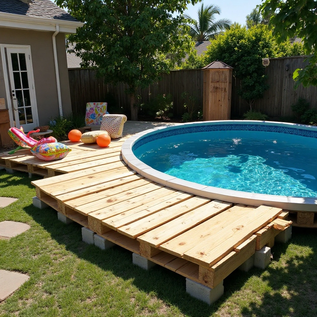 The Floating Pool-Side Deck