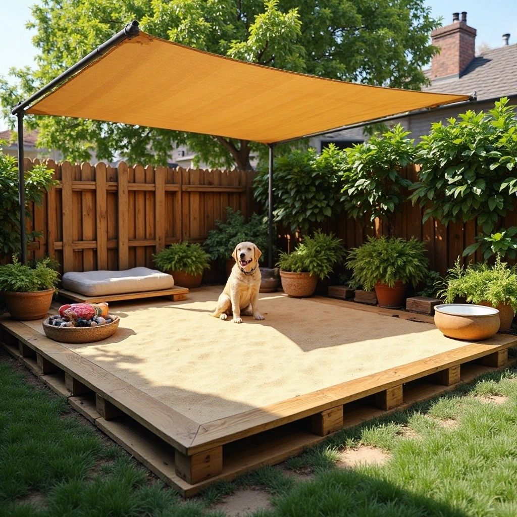 The Pet-Friendly Deck Corner