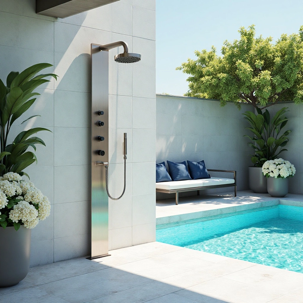 The Poolside Luxury Shower