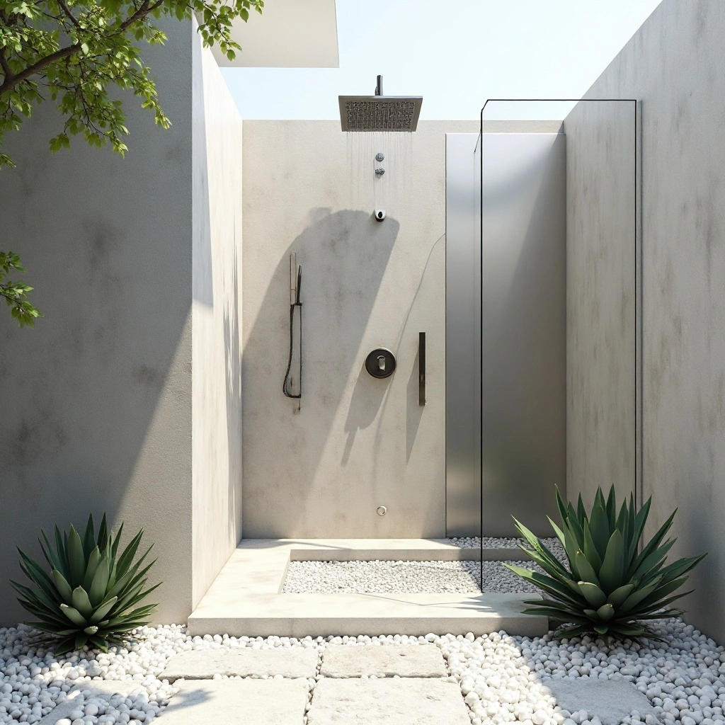 The Sleek Modern Minimalist Shower