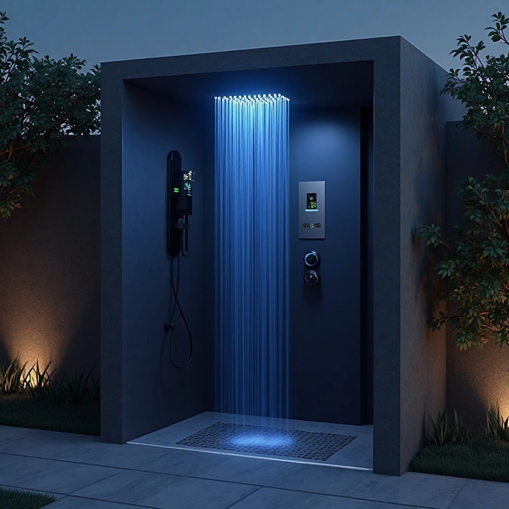 The Smart Outdoor Shower
