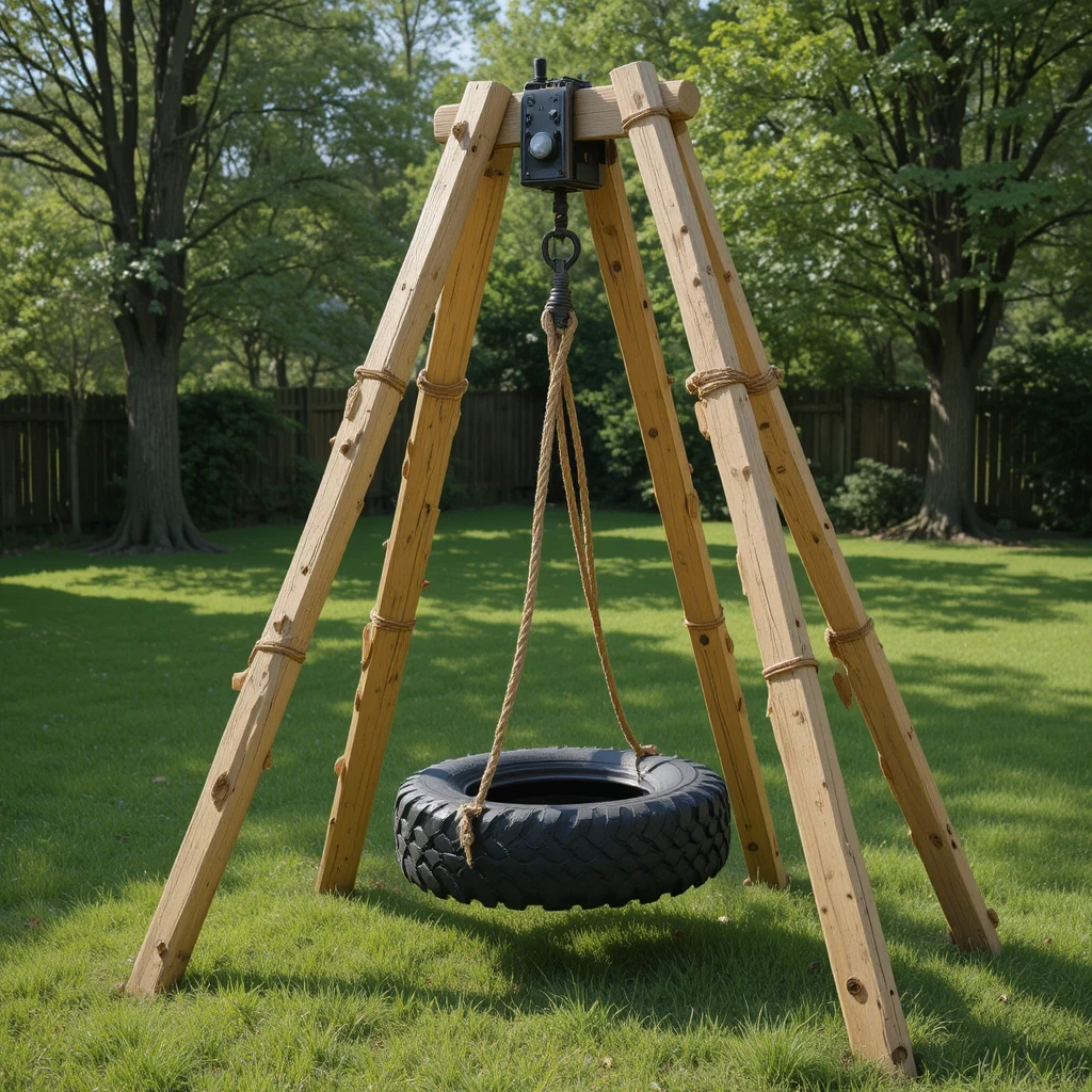 Tire Swing Tree Stand