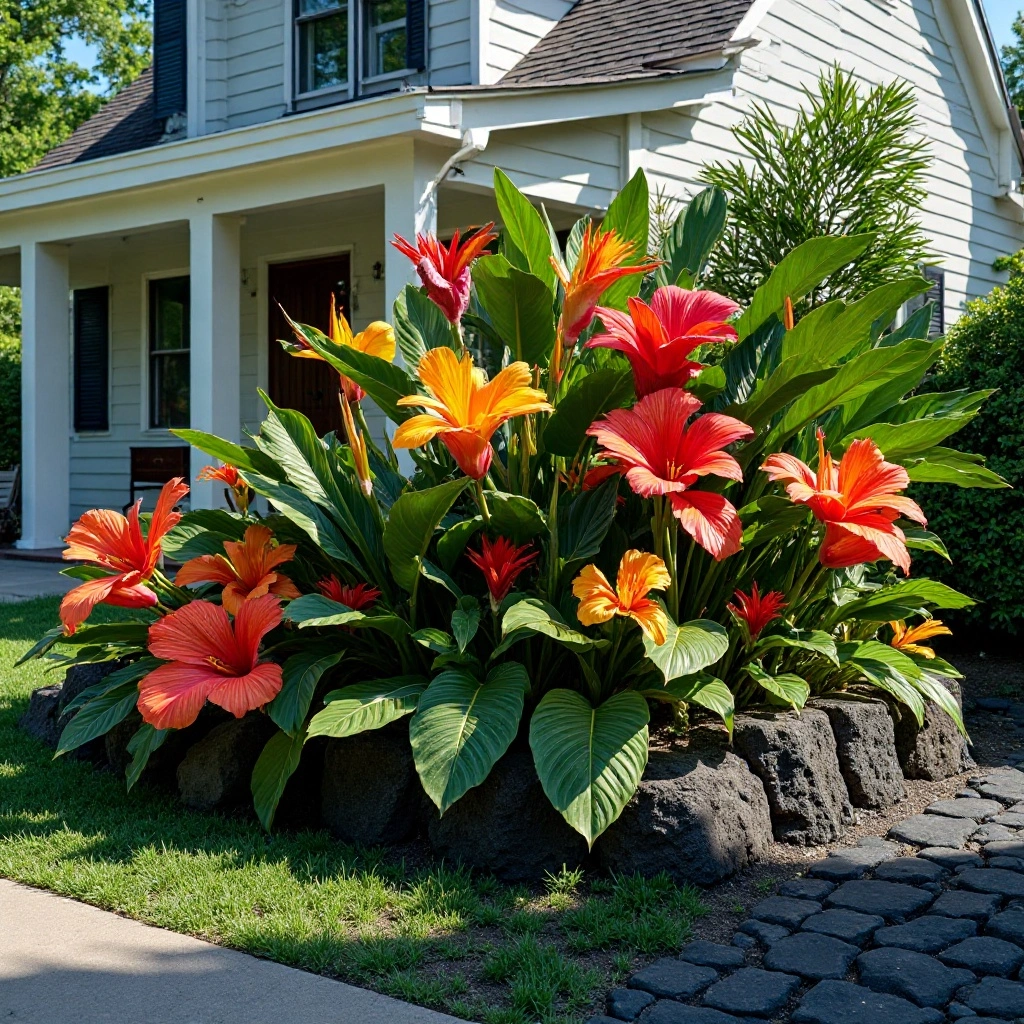 Tropical Statement Bed