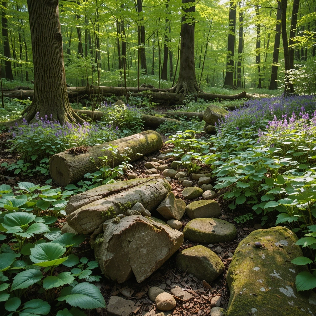 Woodland Wildflower Naturalistic Planting