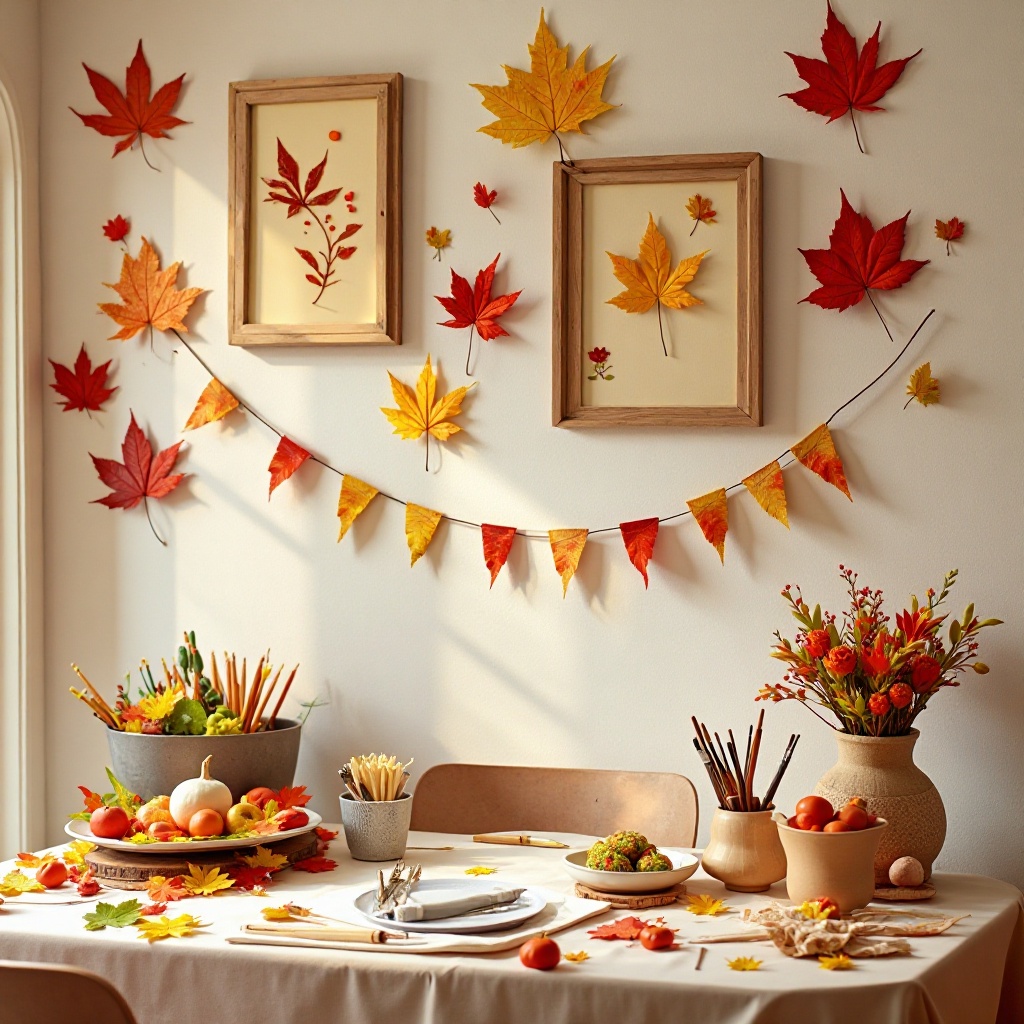 "Falling for You" Leaf Art Shower