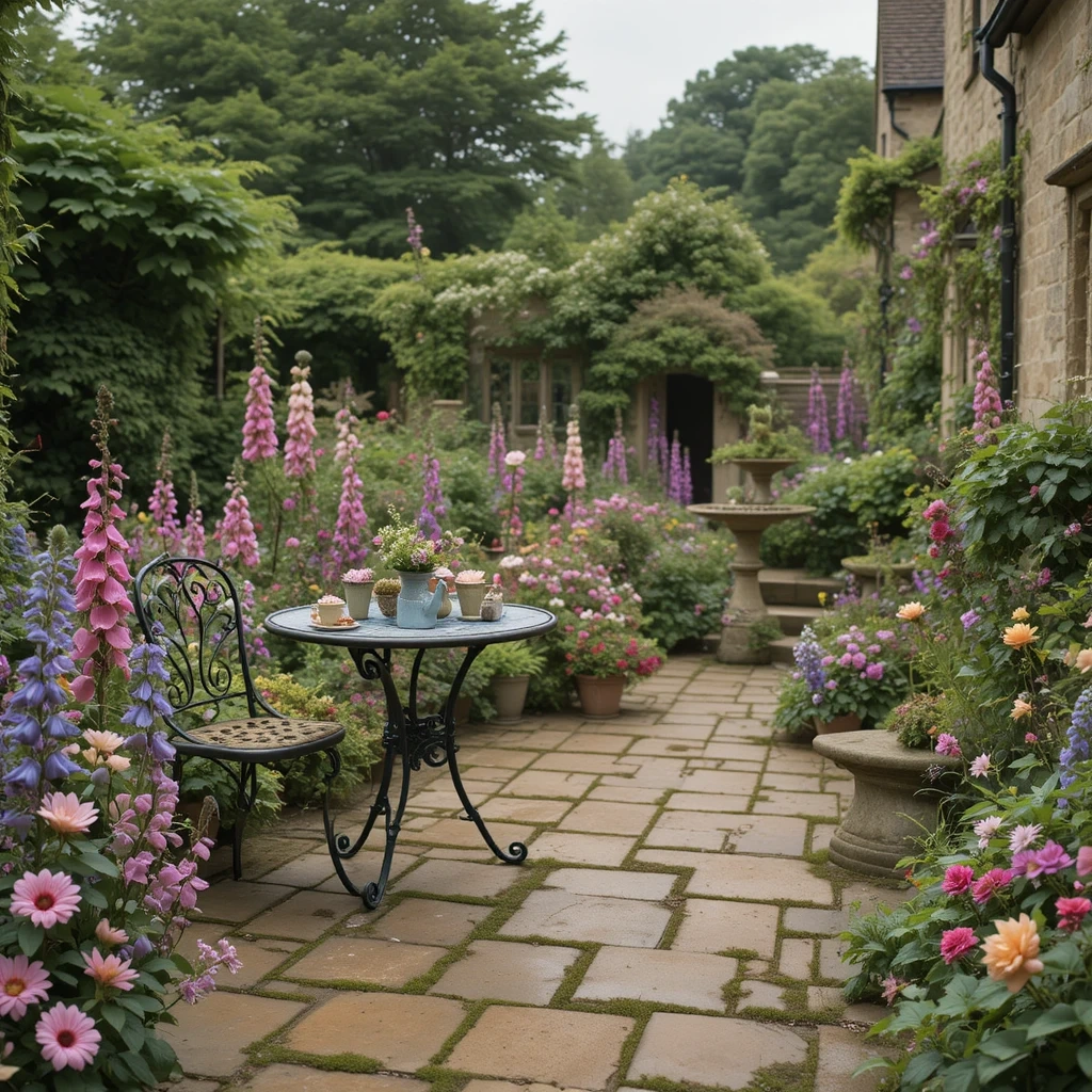 Cottage English Garden Patio