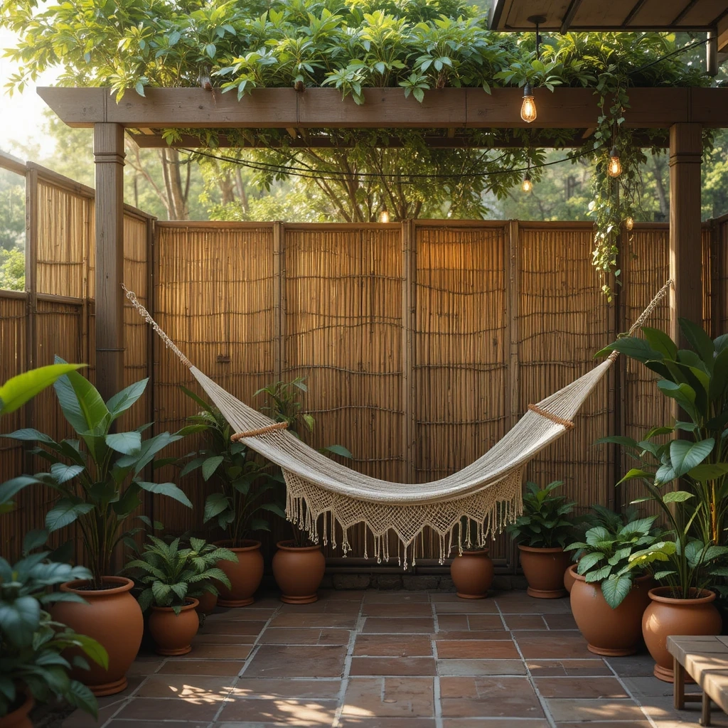 Bamboo or Reed Privacy Screens