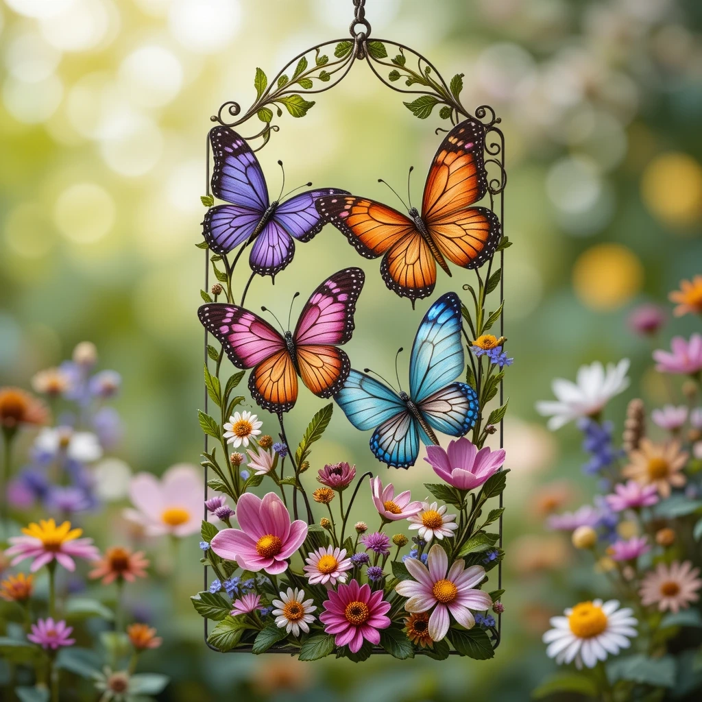 Butterfly Garden Door Hanger