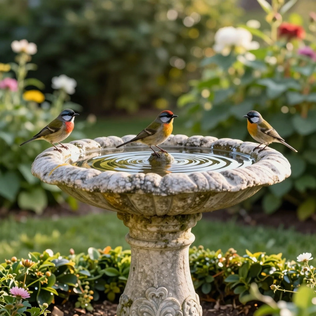 Classic Pedestal Bird Bath