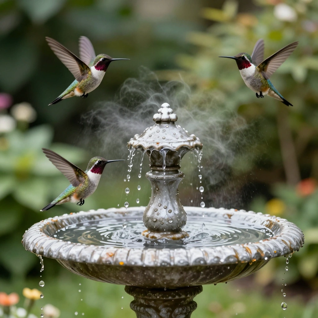 Dripper & Mister Bird Bath