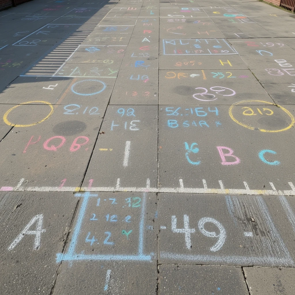 Educational Chalk Games