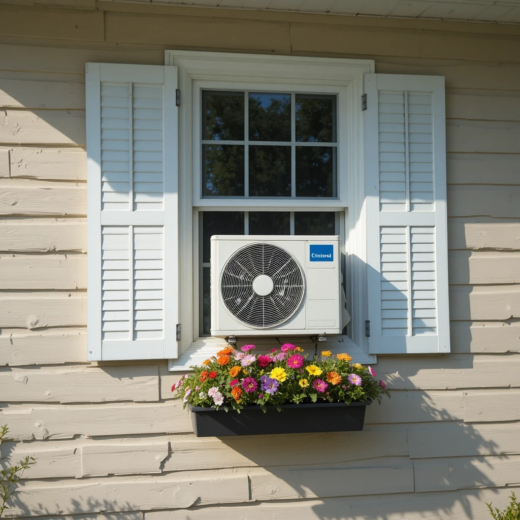 Faux Shutters & Window Box Frame