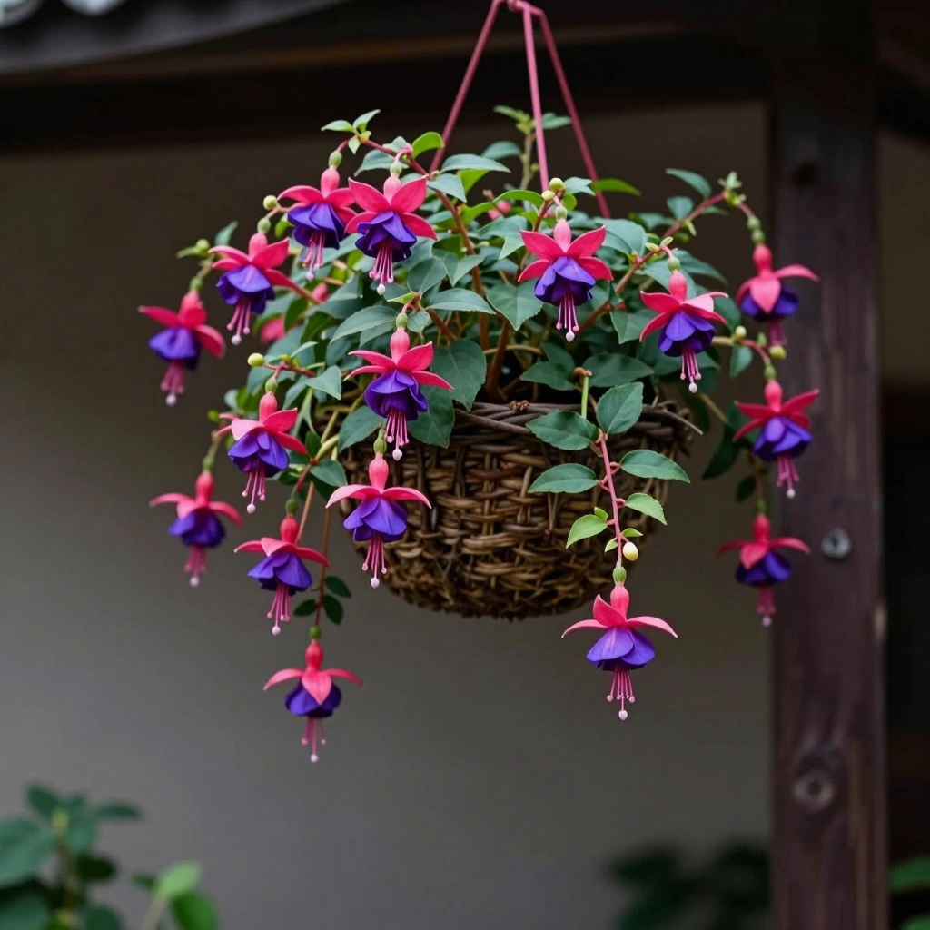 Fuchsia Fantasy Basket