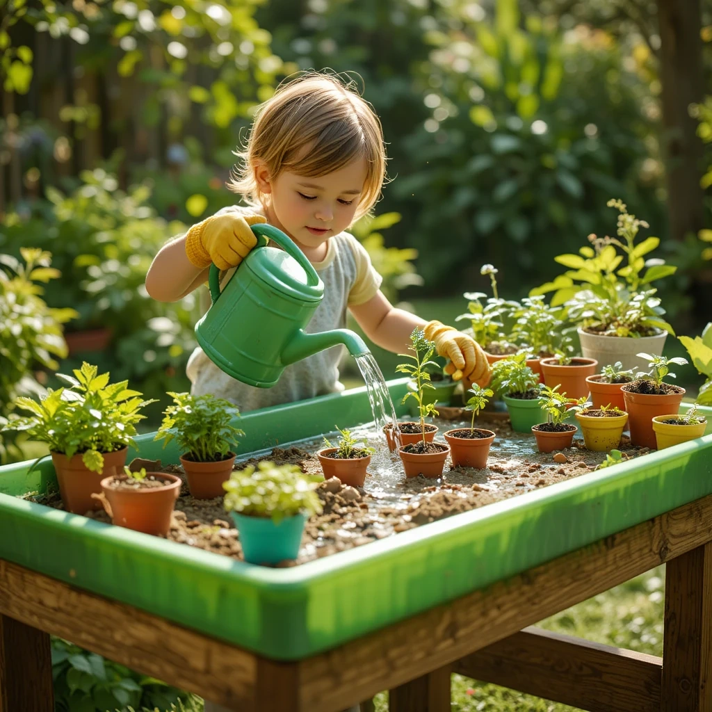 Garden Science Exploration Table