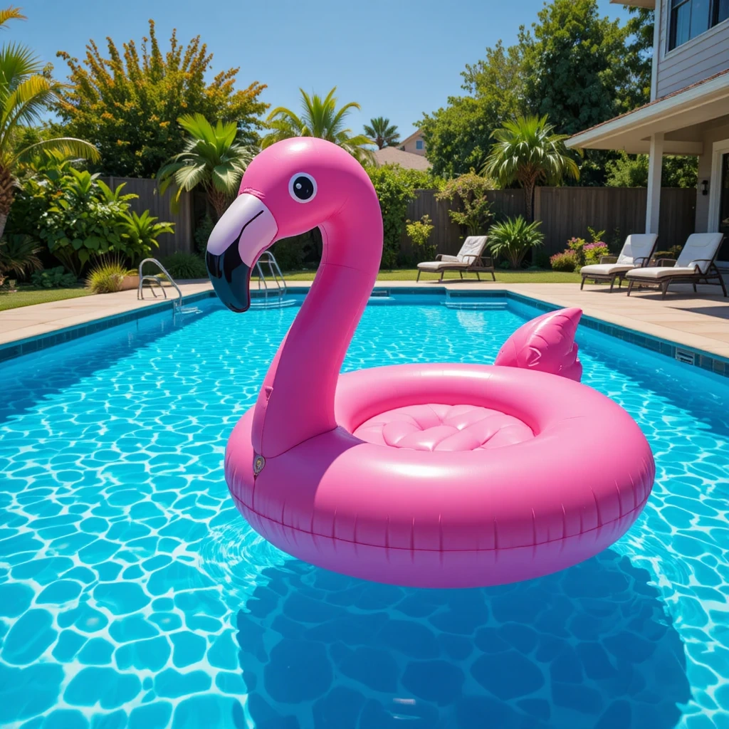 Giant Inflatable Flamingo Float