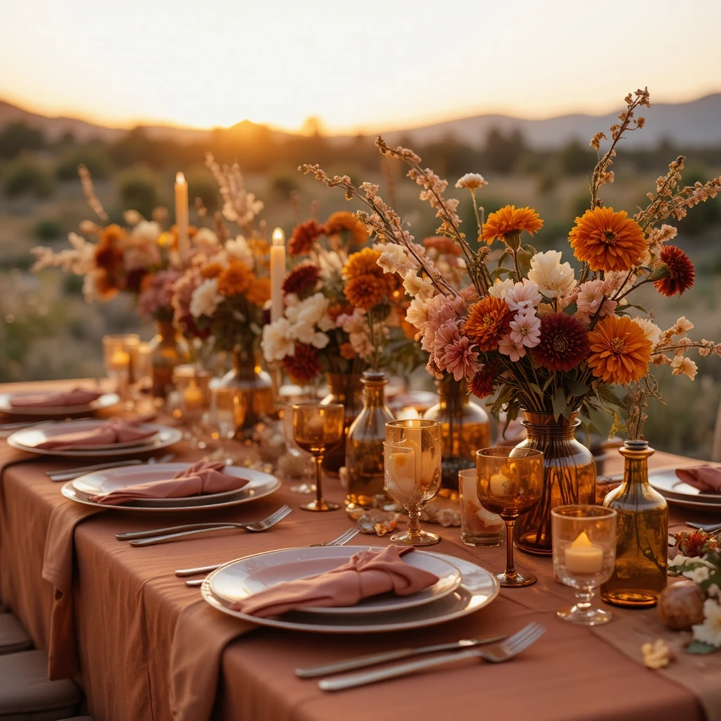 Golden Hour Sunset Dinner